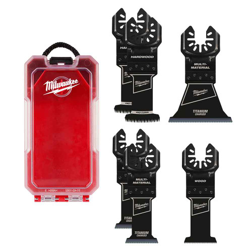 Milwaukee Tool 49-10-9112 OPEN-LOK, 6 PC Multi-Tool Blade Variety Kit