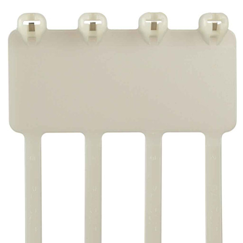 Panduit B4M2S-TL Dome-Top B4M2S-TL Barb Marker Tie, PA6.6, 8"L, 50lb, PK250