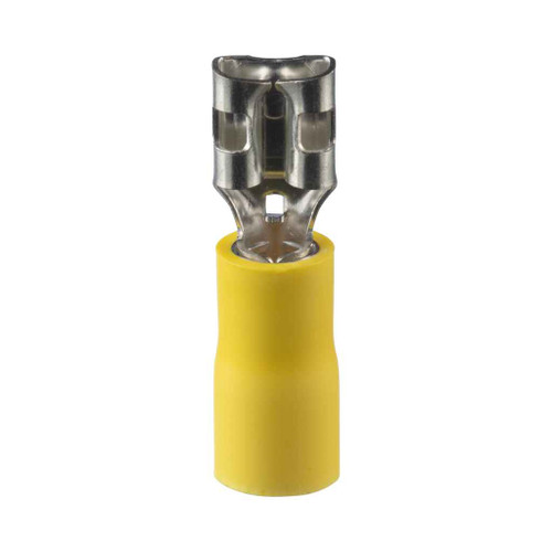 Panduit EDV10-250-Q StrongHold, EDV10-250-Q Disconnect, Yellow, Vinyl 0.13"x1.03"x0.3", 12-10 AWG Panduit EDV10-250-Q StrongHold, EDV10-250-Q Disconnect, Yellow, Vinyl 0.13"x1.03"x0.3", 12-10 AWG