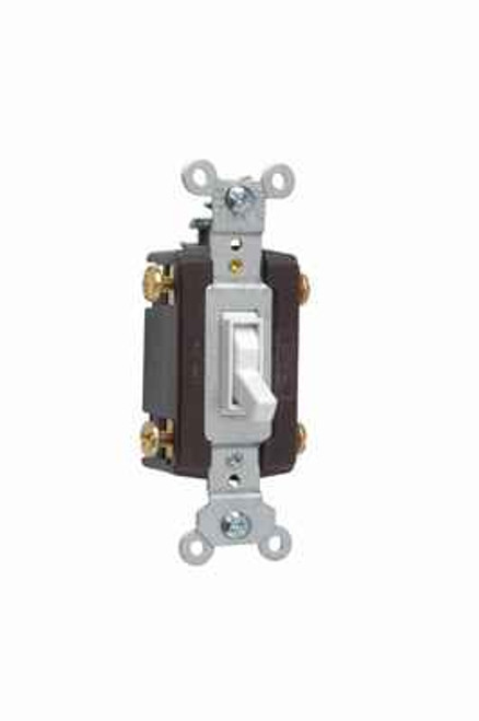 Pass & Seymour 664WG Trademaster Grounding Toggle Switch, White Pass & Seymour 664WG Trademaster Grounding Toggle Switch, White