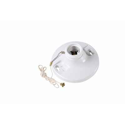 Pass & Seymour 280WH UL Listed Medium Base Lampholder, White