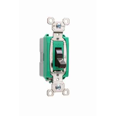 Pass & Seymour PS30AC1 Extra Heavy-Duty Specification Grade Toggle Switch, Brown