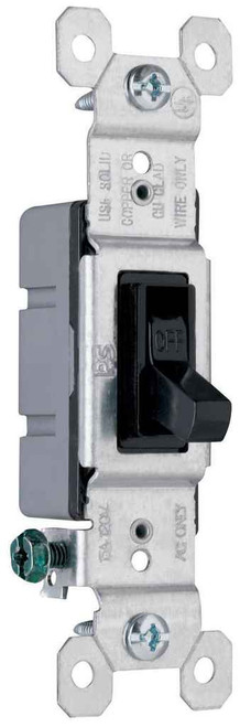 Pass & Seymour 660BKG Trademaster Grounding Toggle Switch Pass & Seymour 660BKG Trademaster Grounding Toggle Switch