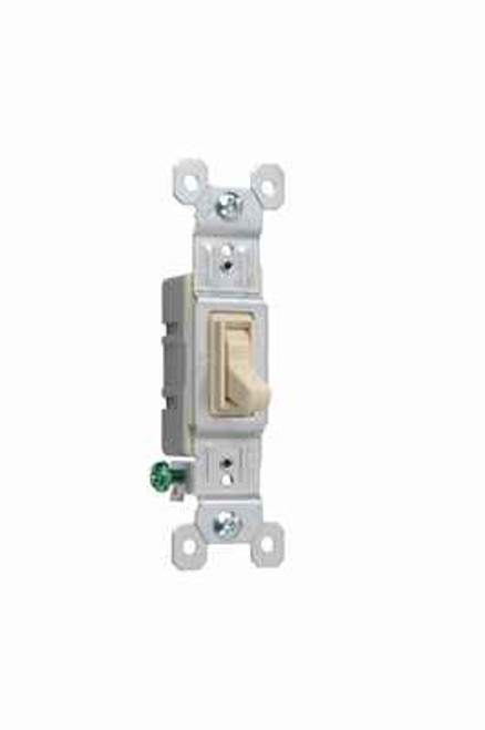 Pass & Seymour 660IG Trademaster Grounding Toggle Switch, Ivory