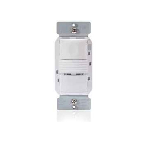 Pass & Seymour PW301LA Wattstopper PIR Multi-Way Single-Relay Wall Mounted Occupancy Sensor, 800W at 120V/1200W at 277V, Light Almond