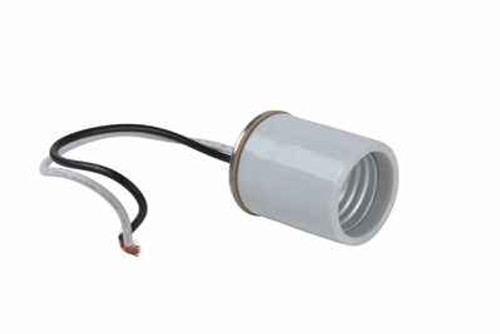 Pass & Seymour 10085 Medium Base Lampholder, White Pass & Seymour 10085 Medium Base Lampholder, White