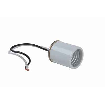 Pass & Seymour 10085 UL Listed Medium Base Lampholder, White