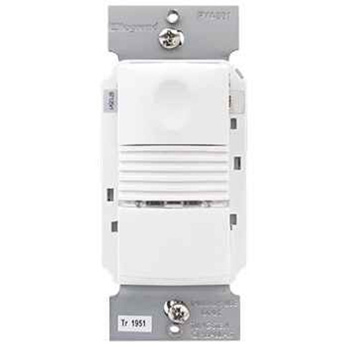 Pass & Seymour PW301W Wattstopper PIR Multi-Way Single-Relay Wall Mounted Occupancy Sensor, 800W at 120V/1200W at 277V, White