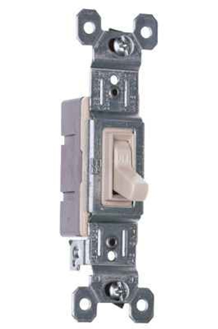 Pass & Seymour 660LAG Trademaster Grounding Toggle Switch, Light Almond Pass & Seymour 660LAG Trademaster Grounding Toggle Switch, Light Almond