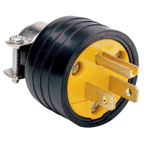 Pass & Seymour 111GMC Plug and Connector, Black