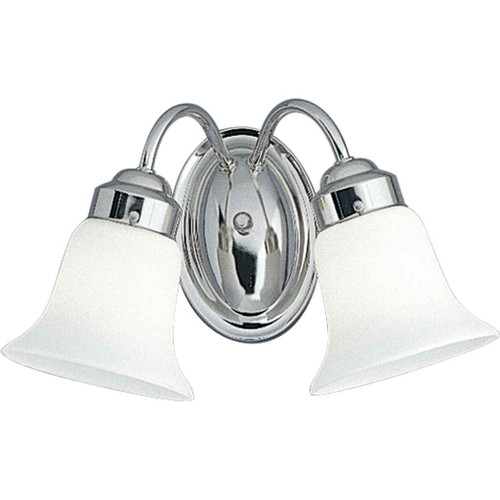 Progress Lighting P3374-15 Opal Glass Two-Light Bath Bracket - P3374-15