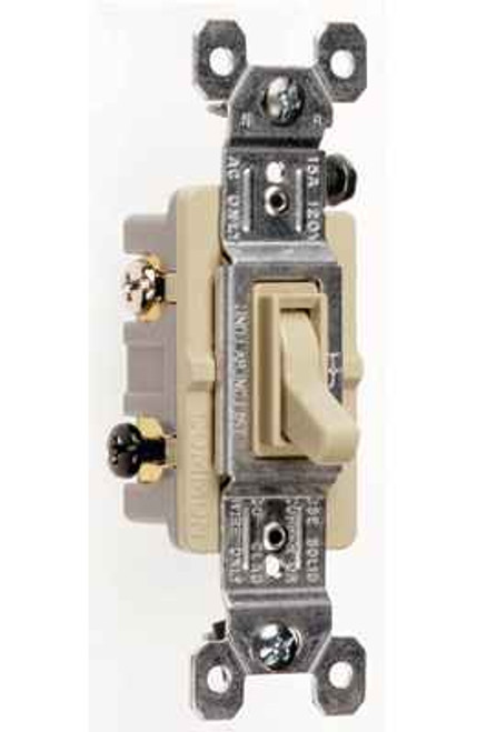 Pass & Seymour 663IG Trademaster Grounding Toggle Switch, Ivory Pass & Seymour 663IG Trademaster Grounding Toggle Switch, Ivory