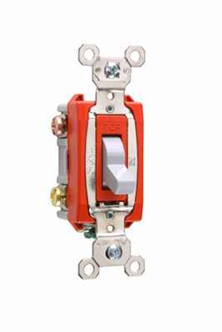 Pass & Seymour PS20AC3GRY Industrial Extra Heavy Duty Specification Grade Switch, Gray