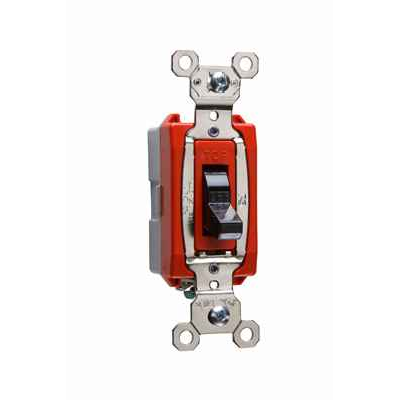Pass & Seymour PS20AC1 Extra Heavy-Duty Industrial Specification Grade Toggle Switch, Brown