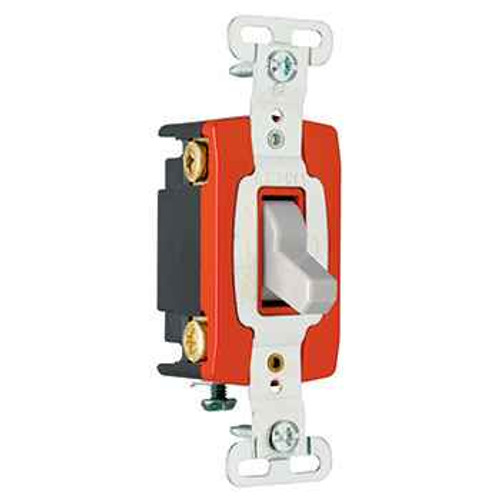Pass & Seymour PS20AC4GRY Industrial Extra Heavy Duty Specification Grade Switch, Gray