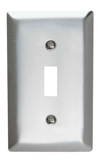 Pass & Seymour SS1 1-Gang 302/304 Stainless Steel Wall Plate, Toggle Switch Openings Pass & Seymour SS1 1-Gang 302/304 Stainless Steel Wall Plate, Toggle Switch Openings