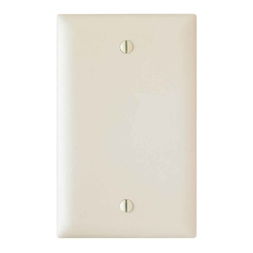 Pass & Seymour TP13LA TradeMaster 1-Gang Nylon Blank Wall Plate, Light Almond