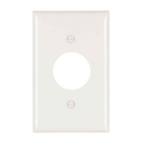 Pass & Seymour TP7W TradeMaster 1-Gang Nylon Single Receptacle Wall Plate, White