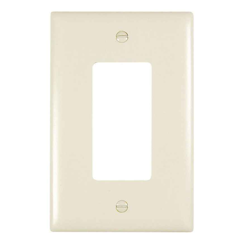 Pass & Seymour TPJ26LA TradeMaster Nylon Wall Plate, 1-Gang Decorator, Light Almond