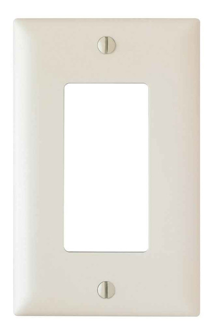 Pass & Seymour TP26LA TradeMaster 1-Gang Nylon Wall Plate, 1 Decorator Opening, Light Almond