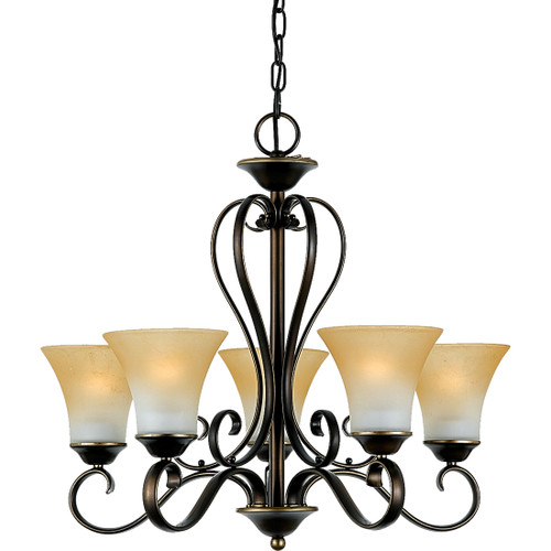 Quoizel QZL-DH5005 Traditional Chandelier palla brnz 5l