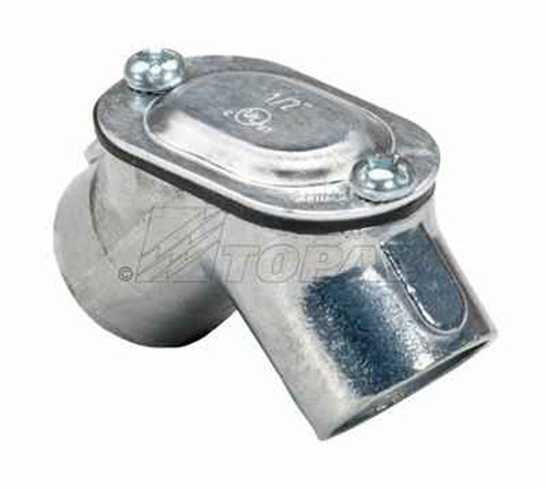 Topaz Lighting 352 3/4" Rigid To Rigid 90° Pull Elbows Zinc With Gasket