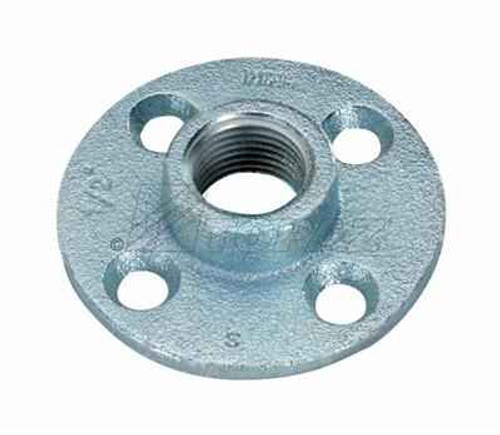 Topaz Lighting 293 1" Rigid Floor Flange Plates Malleable Iron