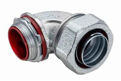Topaz Lighting 494S 1-1/4" 90° Liquidtight Connector with Insulated Throat