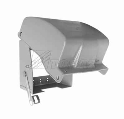 Topaz Lighting WCIU2M Metal In-Use Double Gang 31 in 1 Heavy Duty Weatherproof Cover