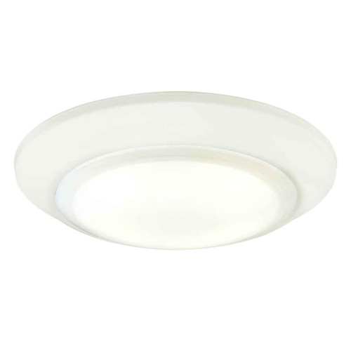 Westinghouse Electric 6322900 Westinghouse 7-3/8-Inch Dimmable ENERGY STAR LED Indoor/Outdoor Surface Mount Wet Location, White Finish with Frosted Lens