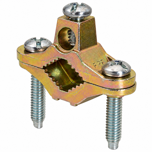 Topaz Lighting 620BP Bare Wire Ground Clamp, 1/2"-1" Zinc Die-Cast