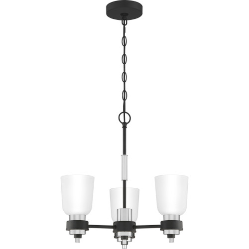 Quoizel QZL-CRD5019 Transitional Chandelier 3 light brushed niickel