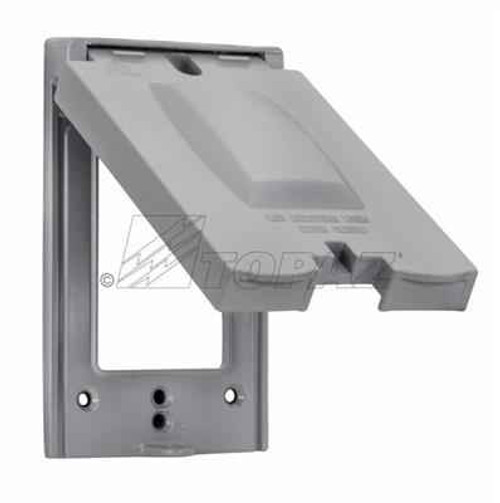 Topaz Lighting WC1V12 Single Gang Vertical & Horizontal 10 in 1 Multi-Use Cover