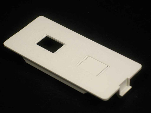 Wiremold 5507RJ 5500 Dual RJ11/RJ45 Connector Faceplate Fitting