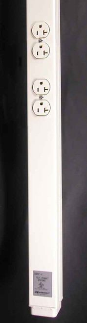 Wiremold 25DTP-412 25DTP Series Tele-Power Poles