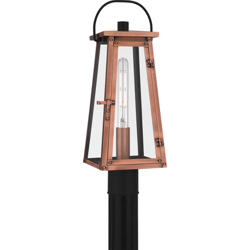 Quoizel  Traditional Outdoor post 1 light aged QZL-CLN9007