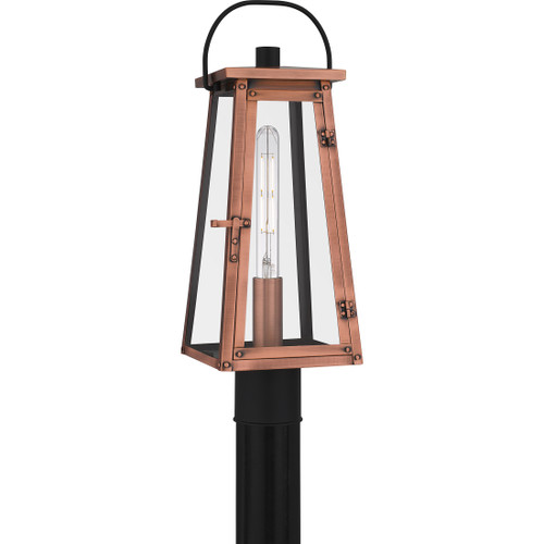 Quoizel QZL-CLN9007 Traditional Outdoor post 1 light aged