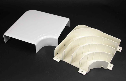 Wiremold 5411FO 5400 Radiused Full Capacity Flat Elbow Fitting