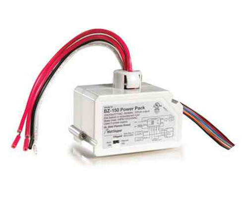 WattStopper BZ-150 Power Pack, 120-277V, 50/60Hz, 24VDC, 225mA, w/Auto-On/Manual-On WattStopper BZ-150 Power Pack, 120-277V, 50/60Hz, 24VDC, 225mA, w/Auto-On/Manual-On
