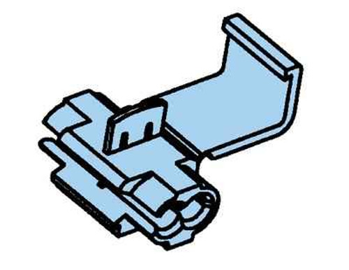 3M 560-BOX Scotchlok Electrical IDC 560-BOX, Double Run or Tap, Flame Retardant, Light Blue, 18,16 AWG (solid/stranded), 14 AWG (stranded), 500 per carton, 5000 per case