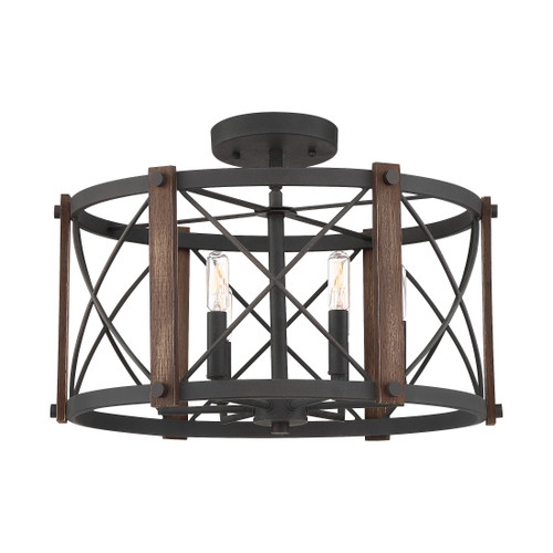 Quoizel  Transitional Semi flush mount 6 light QZL-BRO1720