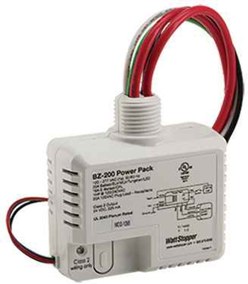 Pass & Seymour BZ200 Wattstopper 24 VDC Universal Voltage Power Pack, Auto On/Off, Rated for Lighting or Plug Loads