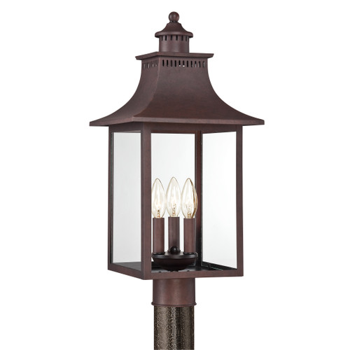 Quoizel  Traditional Outdoor post lantern 10" QZL-CCR9010