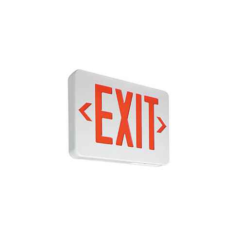 Philips Lighting Value+ Economy Grade LED Exit Sign with Emergency Battery Backup 120/277V
