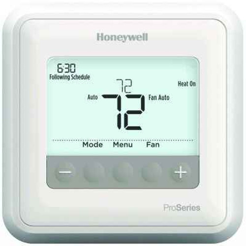 Honeywell TH4110U2005/U T4 Pro Programmable Thermostat with stages up to 1 Heat/1 Cool Heat Pumps or 1 Heat/1 Cool Conventional Systems Honeywell TH4110U2005/U T4 Pro Programmable Thermostat with stages up to 1 Heat/1 Cool Heat Pumps or 1 Heat/1 Cool Conventional Systems