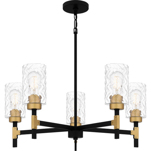 Quoizel QZL-CAY5028 Industrial Chandelier 5 lights