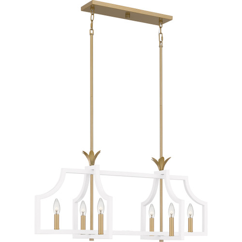 Quoizel  Traditional Linear chandelier 6 lights QZL-DSL638