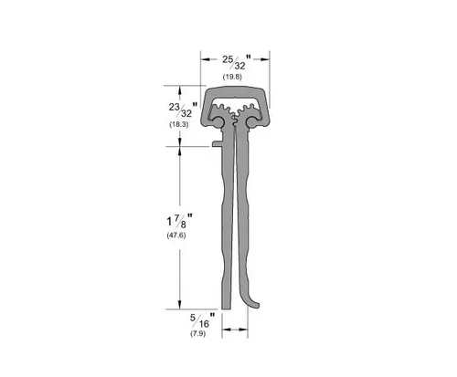 Pemko 83" Full Mortise Heavy Duty Grade 3 Continuous Geared Hinge