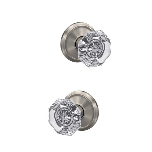 Schlage FC21 - Alexandria Glass Knob by Alexandria Glass Knob Passage and Privacy Lock