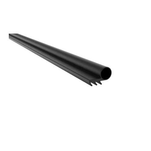 Pemko P50BL 17' Thermoplastic Kerf-In Weatherstrip in Black Thermoplastic